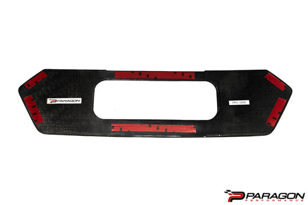 Paragon Performance C8 Corvette License Plate Insert - Carbon Fiber or Carbon Flash