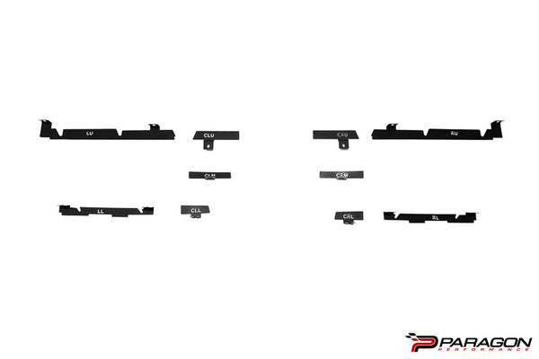 Paragon Performance C8 Corvette Eray & Z06 Radiator Guards / Grill Guards - OEM Style