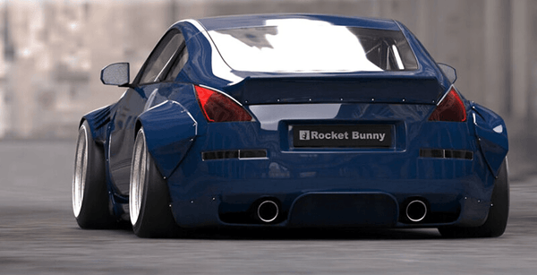 Nissan Fairlady 350z MaxStyle Rear Diffuser V1 (2002 - 2008)