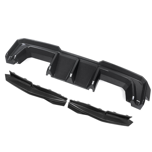 G8X SQ-B Style Dry Carbon Fiber Rear Diffuser Set