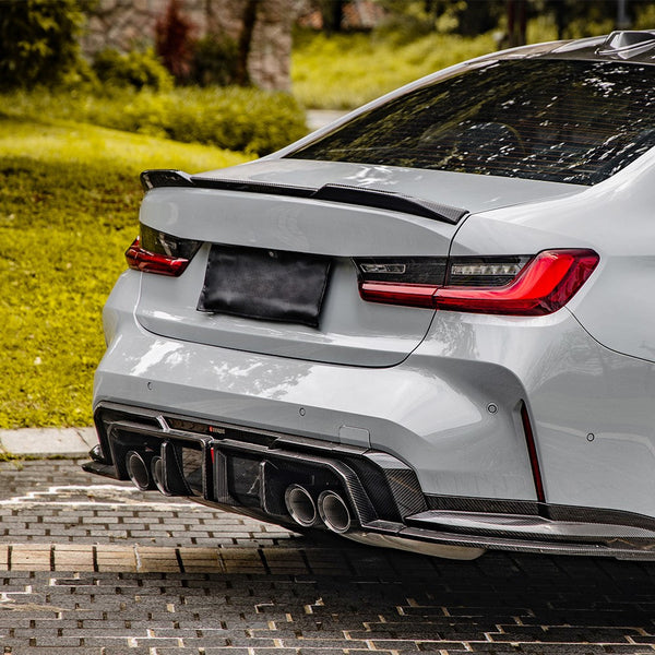 G8X SQ-A Style Carbon Fiber Rear Splitters