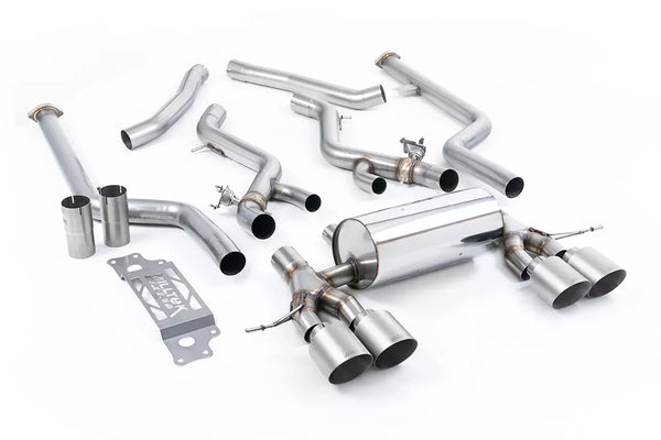 Milltek Non-Resonated Primary Cat-Back for BMW G87 M2 Exhaust