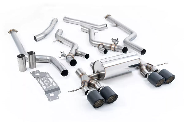 Milltek Non-Resonated Primary Cat-Back for BMW G87 M2 Exhaust