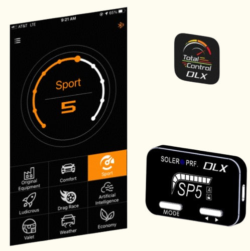 SE0530-TC DLX Bluetooth® Throttle Controller: Silverado / Sierra (2019+) Suburban / Tahoe / Yukon / Escalade (2021+)