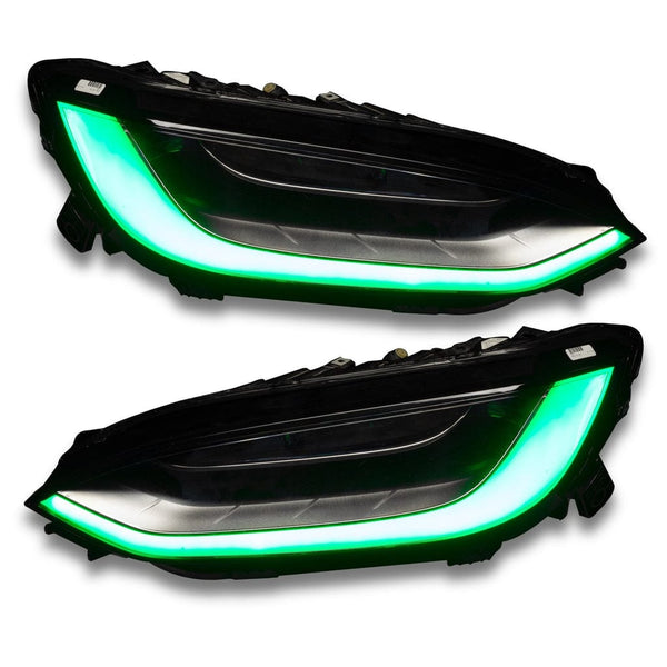 Tesla Model X DRL Boards (Multicolor Flow) 2016-2021