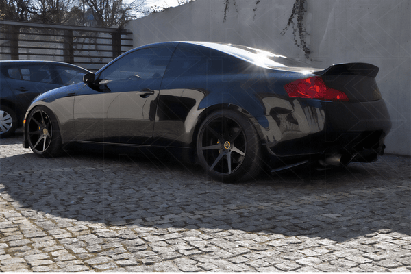 Infiniti V35 G35 Black Hyper Ducktail Style Duck Tail Trunk Spoiler (2003 - 2006)