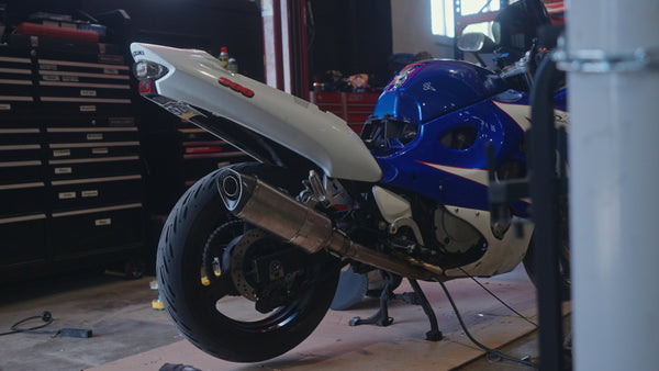 Valved Motorcycle Muffler