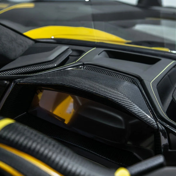 Corvette C8 Carbon Fiber Factory Style Replacement Upper Dashboard Instrument Panel 2026+