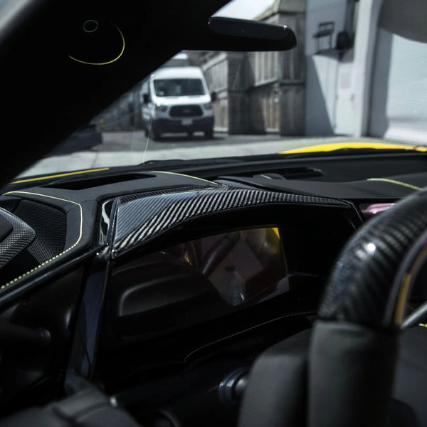 Corvette C8 Carbon Fiber Factory Style Replacement Upper Dashboard Instrument Panel 2026+