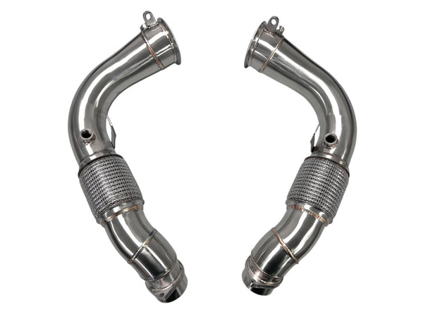 MAD BMW 2024+ S68 Primary Catless Downpipes | G90 G99 M5, F95 F96 X5M/X6M & G05/G06/G07/G09