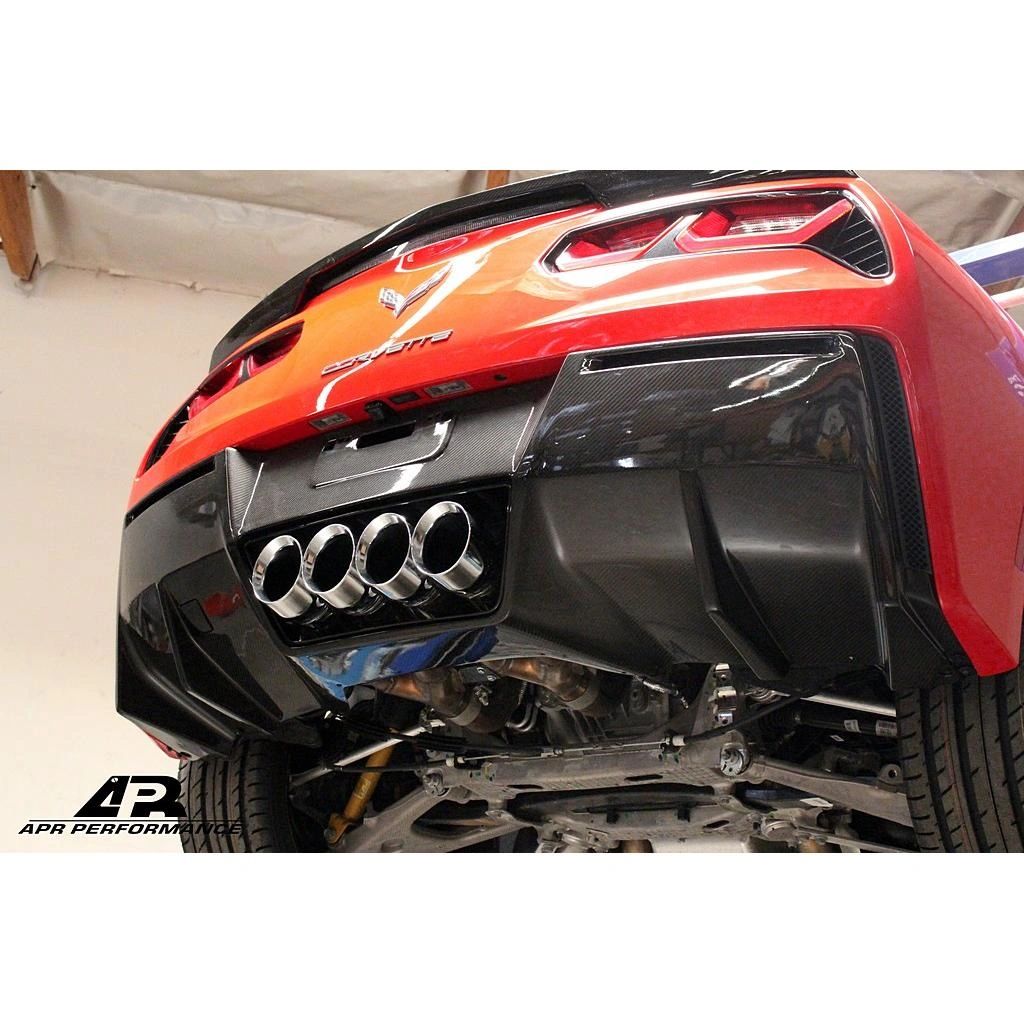 Carbon Fiber Rear Diffuser Without Undertray