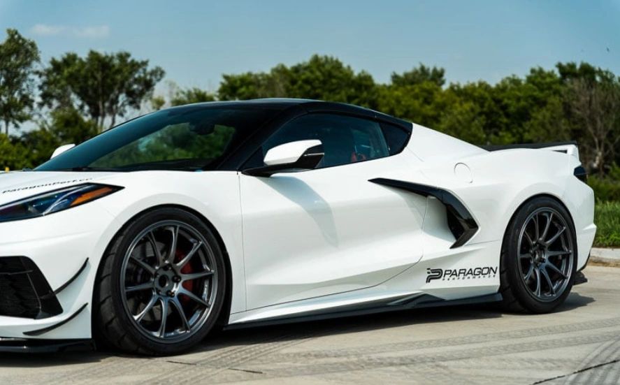 Maxton Design C8 Corvette Side Skirts - Wingless