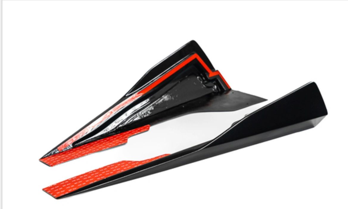 C8 Corvette Carbon Flash Rocker Winglets