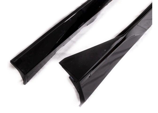 2010-2015 Chevy Camaro Evo Style Gloss Black Side Skirt Rockers