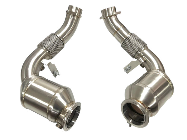 MAD BMW 2024+ S68 Primary Catted Downpipes (No CEL) | G90 G99 M5, F95 F96 X5M/X6M & G05/G06/G07/G09