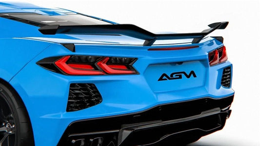 AGM C8 Corvette Carbon Fiber Z06 Style Spoiler (For Stingray)