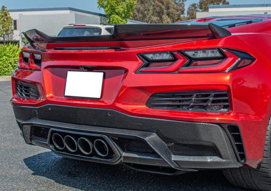 C8 Z06 Carbon Fiber Rear Diffuser