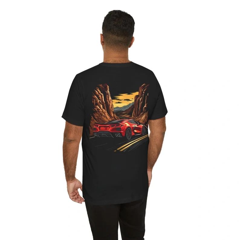 CForce Performance Series - Torch Red C8 Canyon T-Shirt