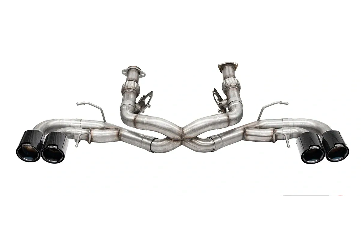 Corsa C8 Corvette 3in Xtreme Cat-Back Exhaust 4.5in Quad Tips - Deletes stock AFM Valve