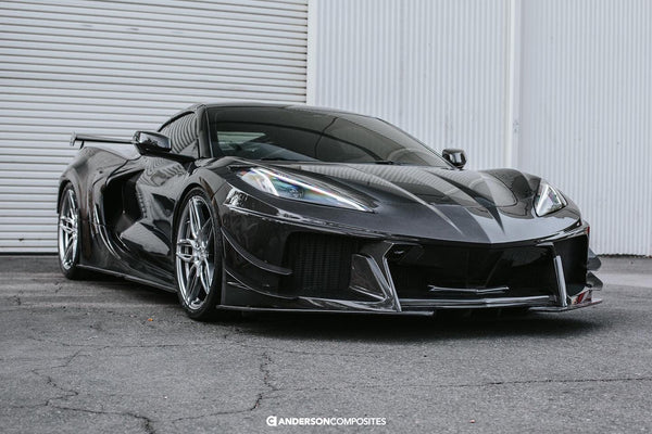 Carbon Fiber Wide-Track Package for 2020-2027 Chevrolet Corvette C8 (Contact for Availability)