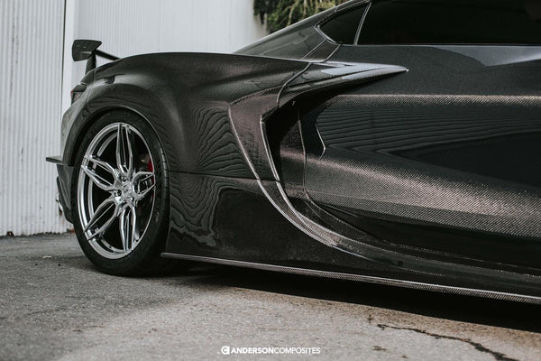 Carbon Fiber Wide-Track Package for 2020-2027 Chevrolet Corvette C8 (Contact for Availability)