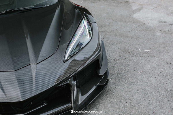 Carbon Fiber Wide-Track Package for 2020-2027 Chevrolet Corvette C8 (Contact for Availability)