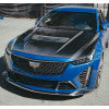 Anderson Composites 2022+ Cadillac CT5 Blackwing Type-OE Carbon Fiber Front Grille - Upper Trim
