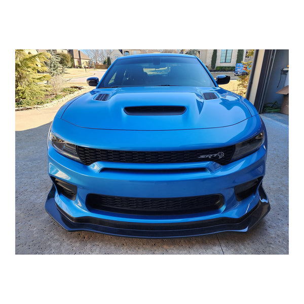 Anderson Composites 20-21 Dodge Charger Widebody Type-MB Carbon Fiber Front Splitter
