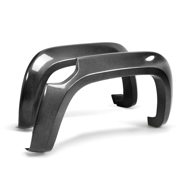 Anderson Composites 17-19 Chevy Colorado ZR2 Rear Carbon Fiber Fender Flares (Pair)