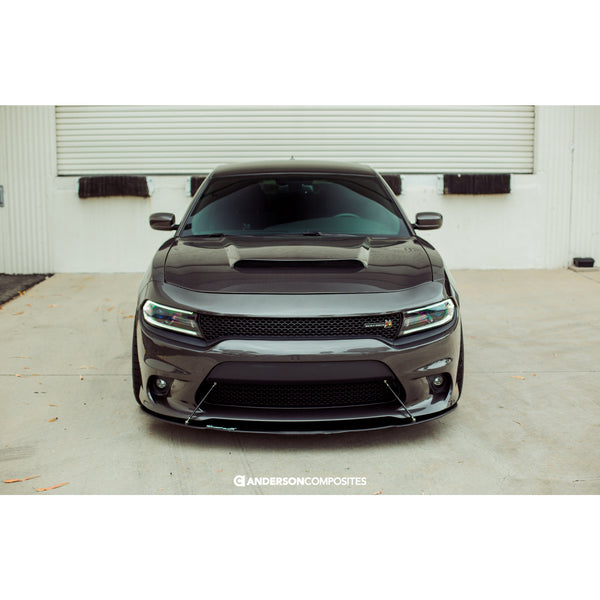 Anderson Composites 15-18 Dodge Charger Type DM (Demon Style) Carbon Fiber Hood