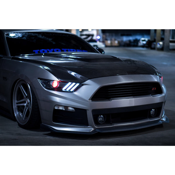 Anderson Composites 15-17 Ford Mustang (Excl. GT350/GT350R) Double Sided Hood