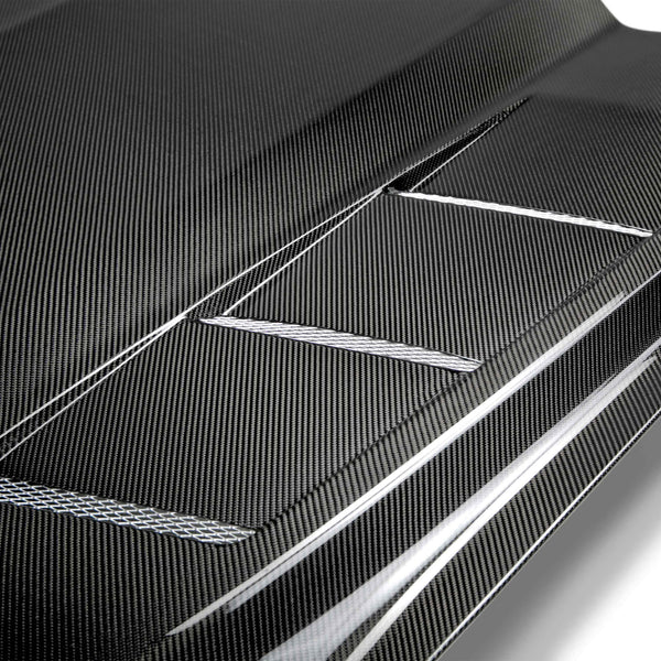 Anderson Composites 15-17 Ford Mustang (Excl. GT350/GT350R) Heat Extractor Double Sided Hood