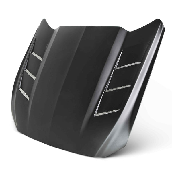 Anderson Composites 15-16 Ford Mustang (Excl. GT350/GT350R) Fiberglass Heat Extractor Hood