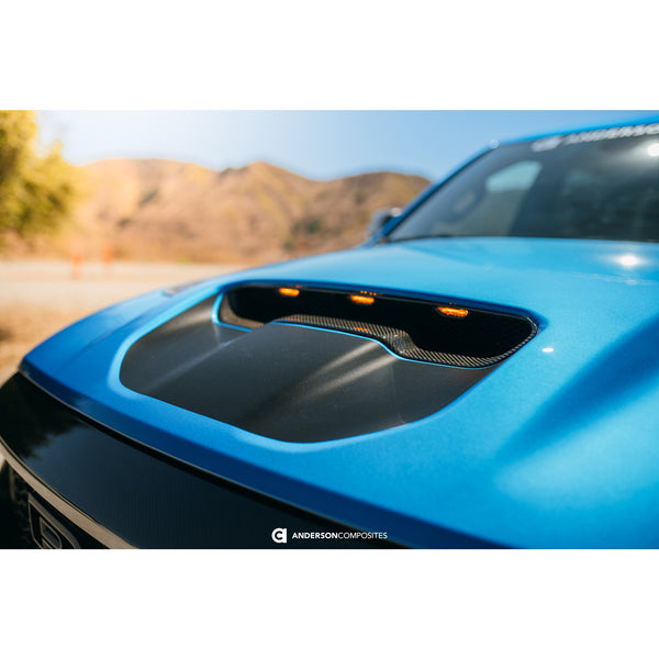 Anderson Composites 2021 Dodge RAM TRX Carbon Fiber Air Intake Hood Scoop