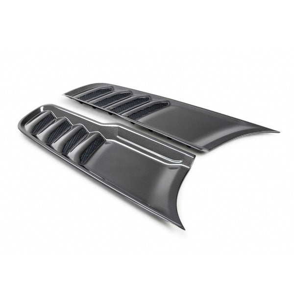 Anderson Composites 2021 Dodge RAM TRX Carbon Fiber Hood Vents - Type OE