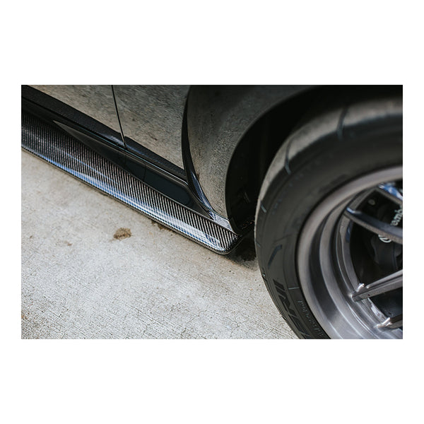 Anderson Composites 20-21 Dodge Charger Hellcat Type-MB Wide Body Rocker Panel Splitter