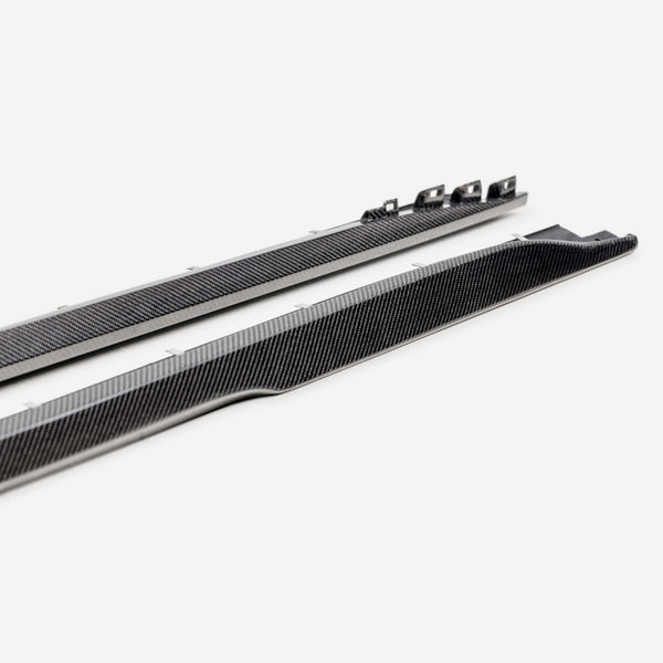 2022-2025 Cadillac CT5-V Blackwing Type-ST Gloss Carbon Fiber Side Rocker Panel Extensions