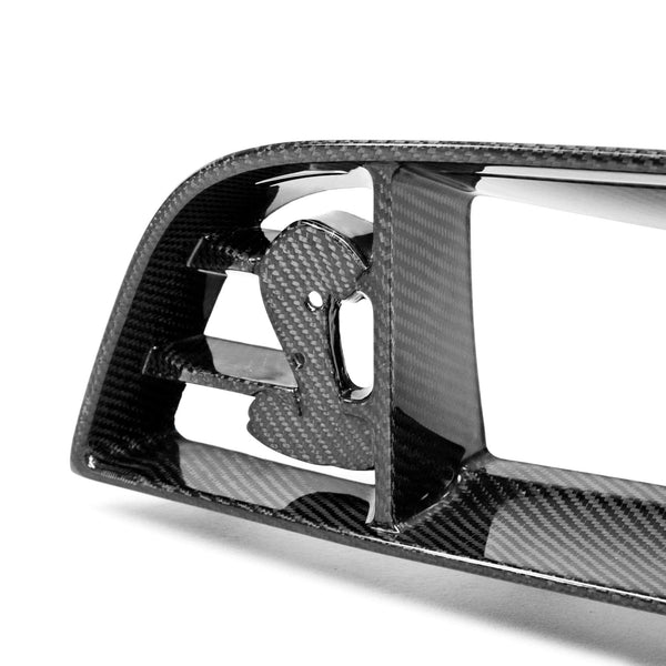 Anderson Composites 10-14 Ford Mustang/Shelby GT500 Front Upper Grille (w/ Spot for Cobra Emblem)