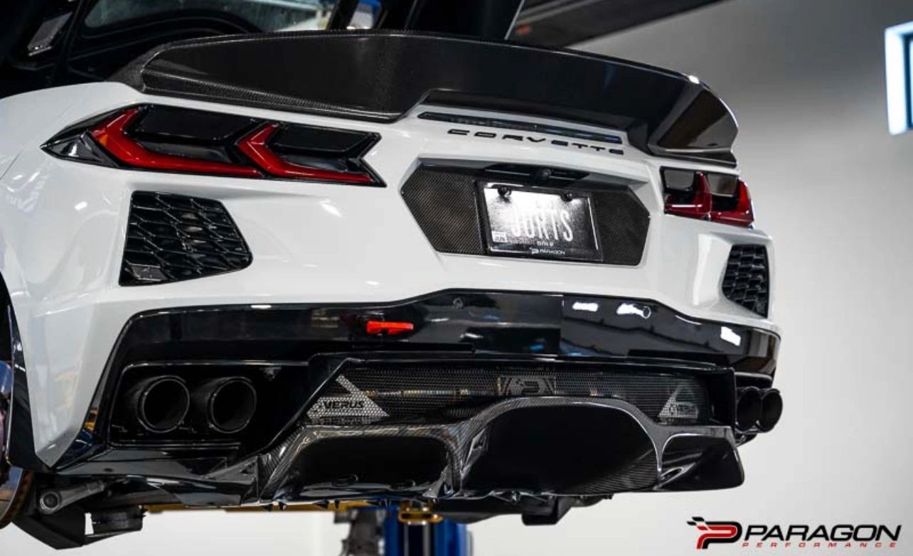 Verus Engineering Carbon Fiber Rear Diffuser - C8 Corvette