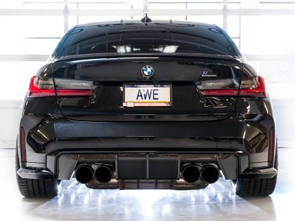 AWE Track Edition Catback Exhaust for BMW G8X M3/M4 - Diamond Black or Chrome Silver Tips