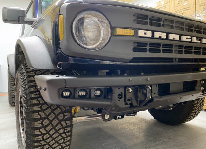 ORACLE Lighting 2021-2024 Ford Bronco Triple LED Fog Light Kit for Steel Bumper - White