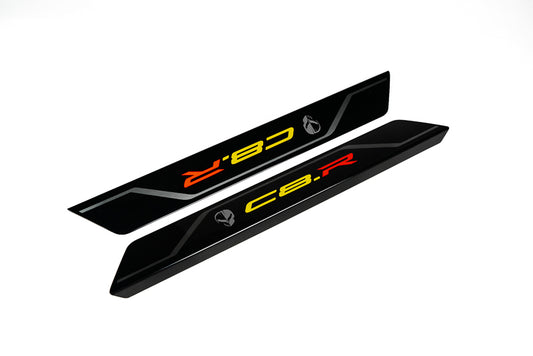 AMT C8 Corvette Carbon Flash C8R Door Sill Plate Covers