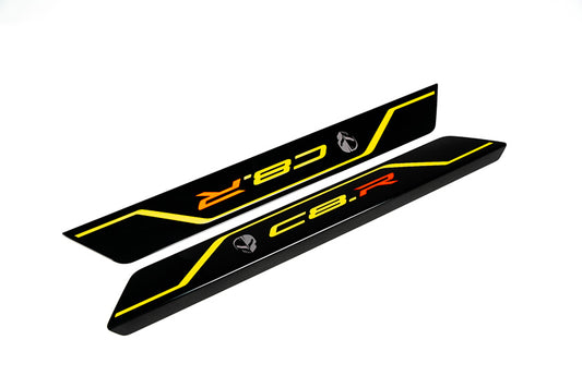 AMT C8 Corvette Carbon Flash C8R Door Sill Plate Covers