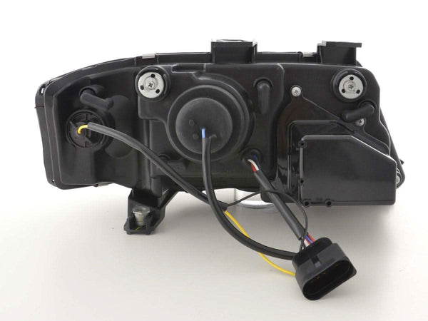 Audi A6 (C5 4B) Black LED Headlights with Daytime Running Lights (1997-2001)