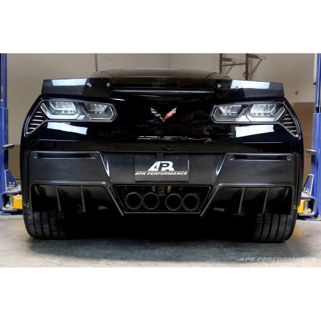 Carbon Fiber Rear Diffuser Without Undertray