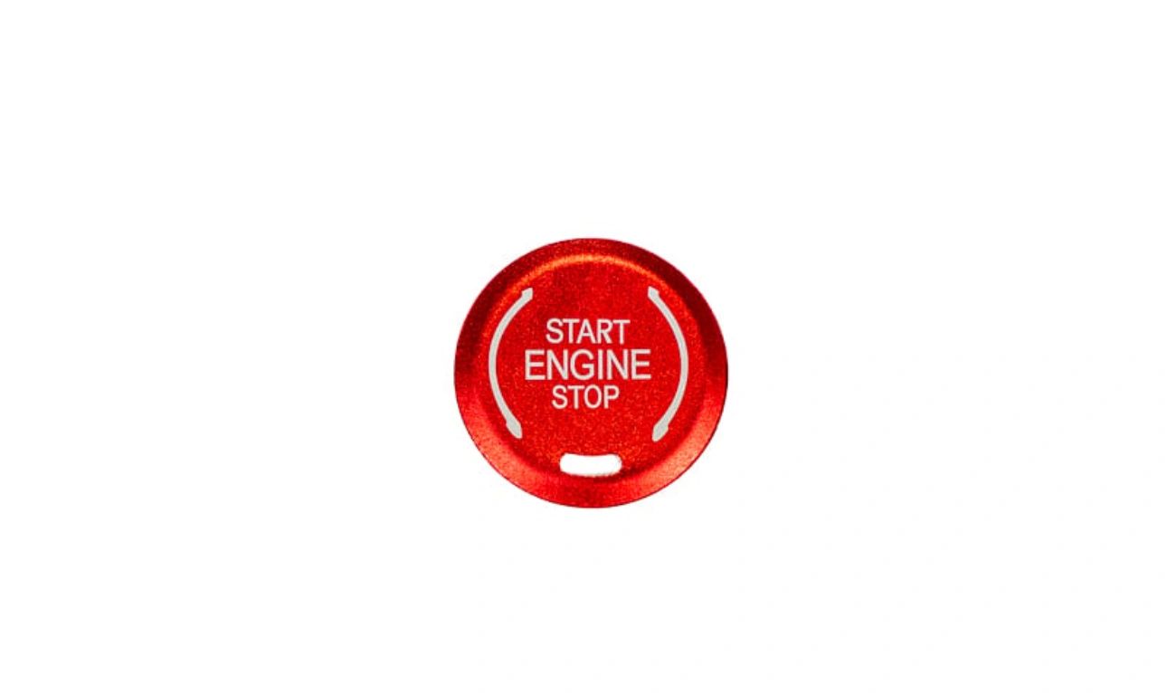 C8 Corvette Engine Start / Stop Metal Button - Red or Gold