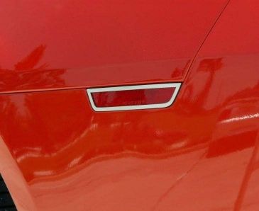 2010-2014 Camaro - Side Marker Trim 4Pc | Brushed Stainless Steel