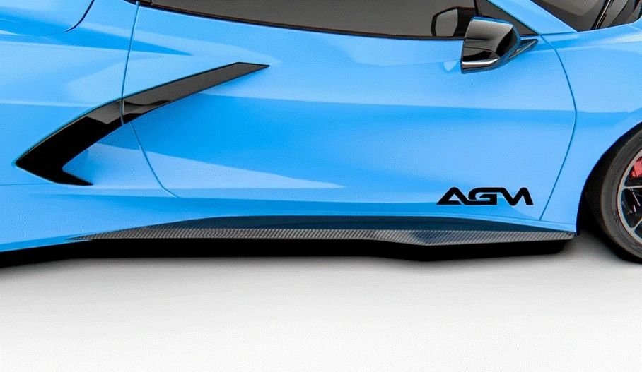 AGM C8 Corvette Z06 Style Sideskirts (Stingray)