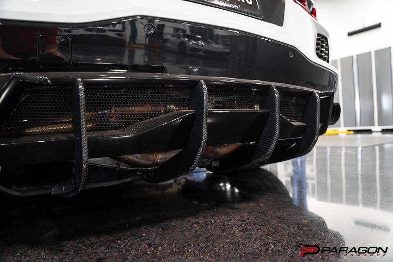 Paragon Performance C8 Corvette Rear Diffuser Strakes Carbon Fiber