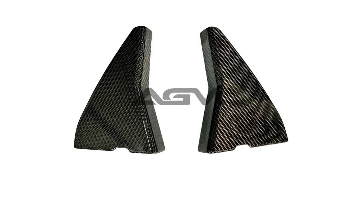 AGM C8 Carbon Fiber Engine Appearance Rear Window Covers